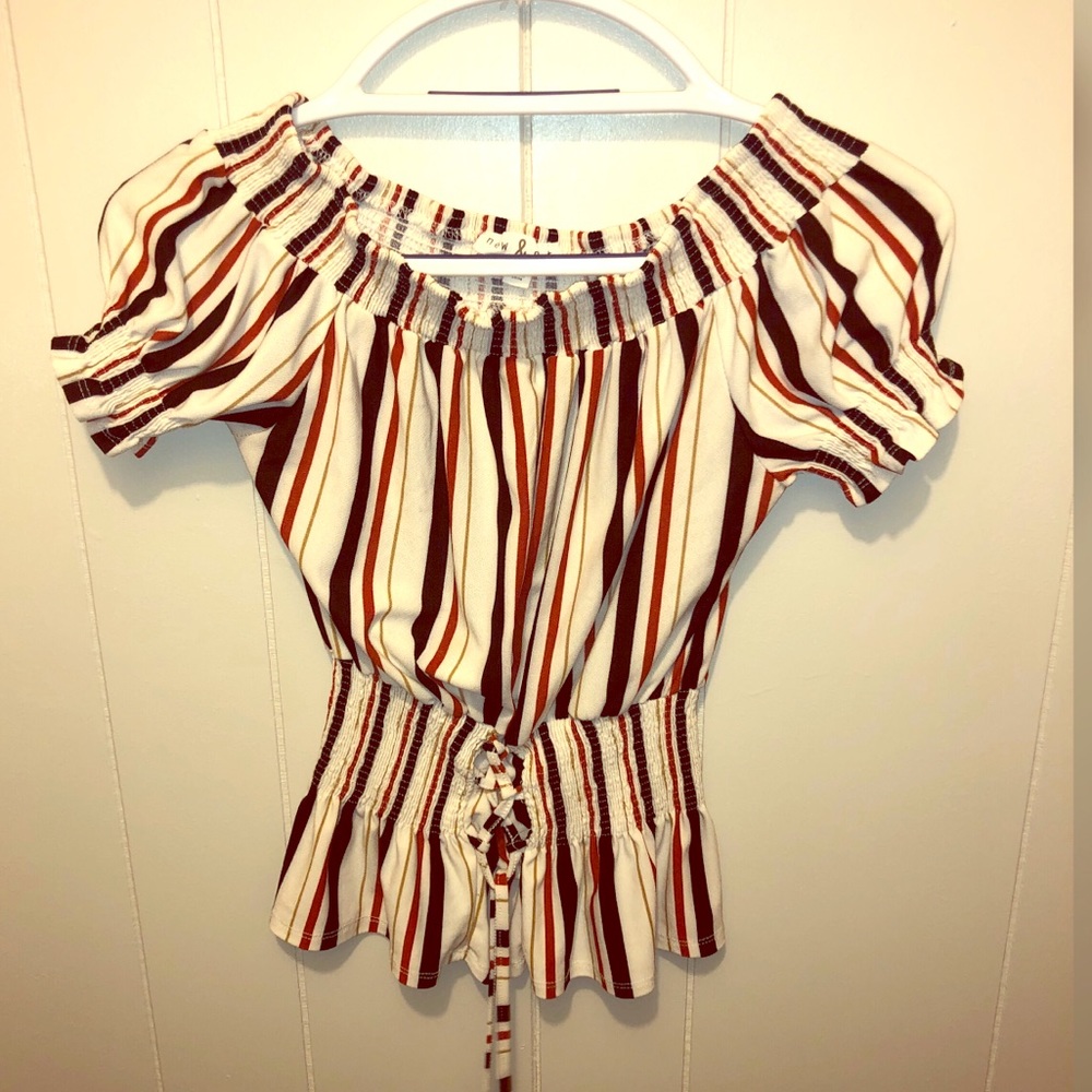 Off the shoulder blouse